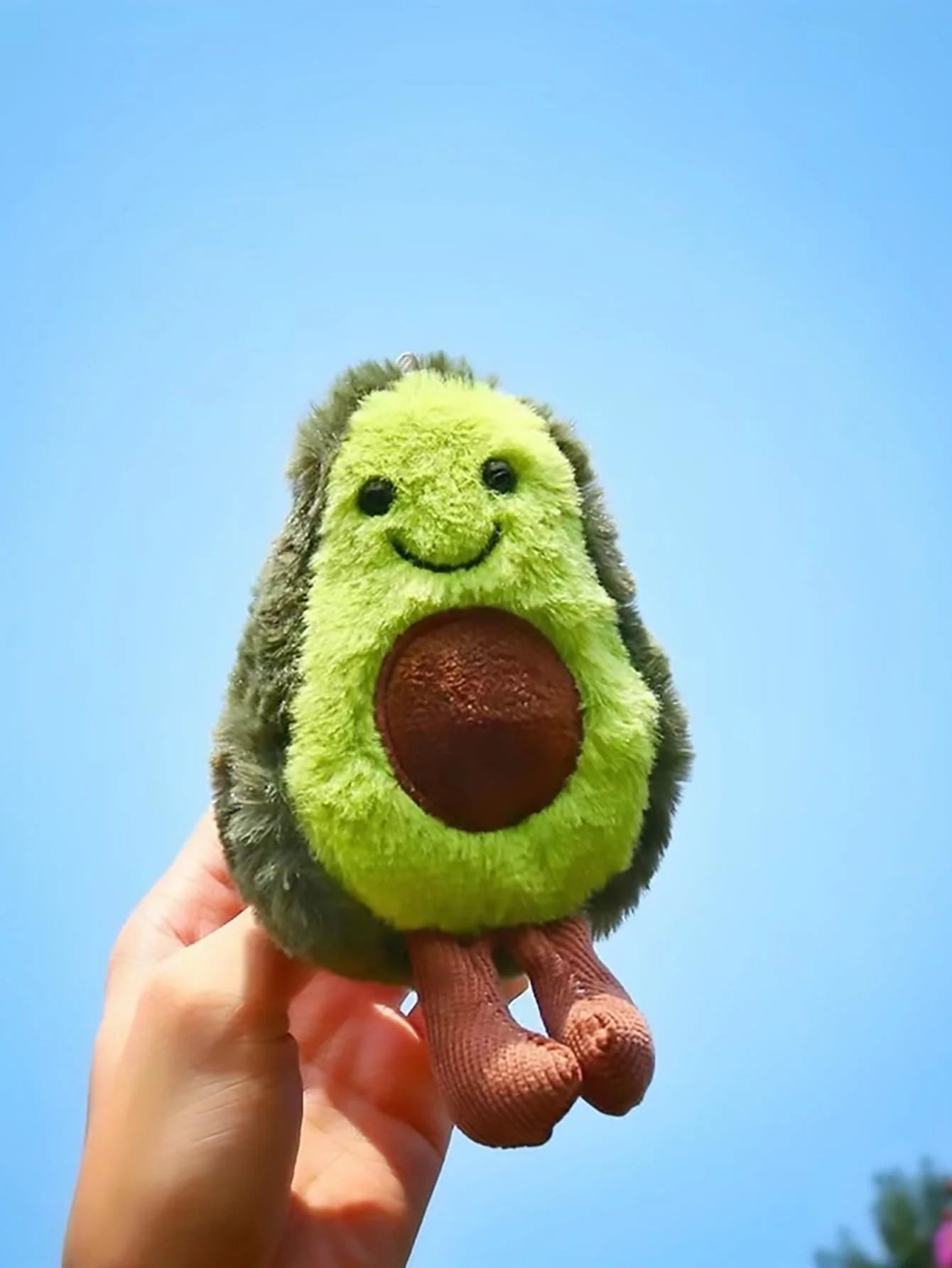Peluche de aguacate para mascotas. 15cm