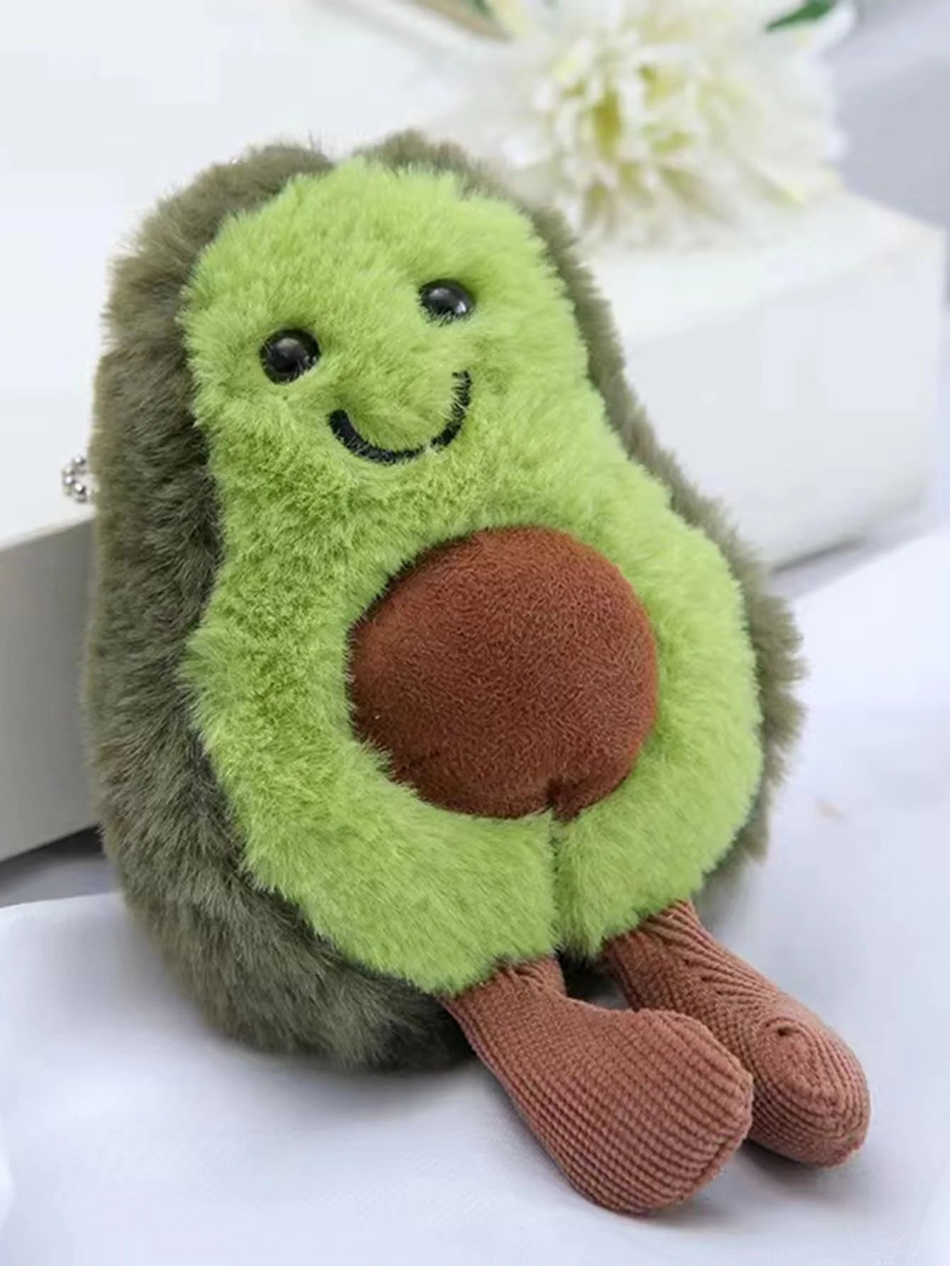 Peluche de aguacate para mascotas. 15cm